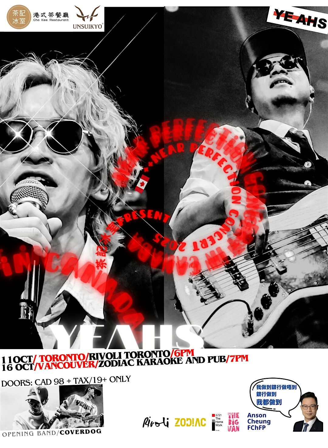 YEAHS -  Near Perfection Concert  2025 in Canada (Vancouver B.C.)