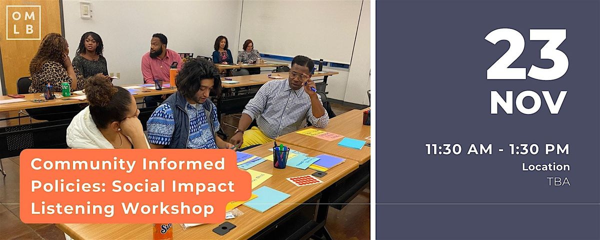 CIP: Social Impact Listening Workshop