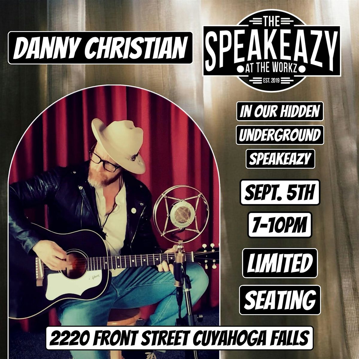 DANNY CHRISTIAN AT THE SPEAKEAZY
