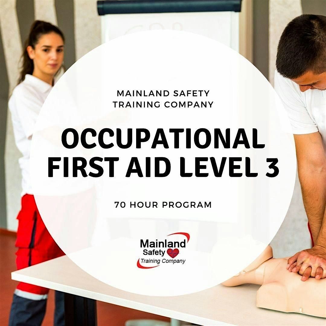 Advanced First Aid (Earlier OFA Level 3)