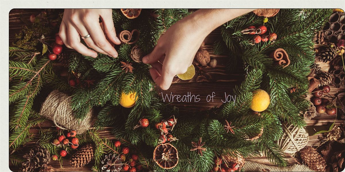 \u201cWreath Making for Joy A Wellbeing Workshop for Calm and Creativity"