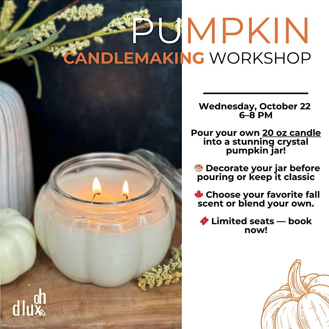 Crystal Pumpkin Candle Making Event