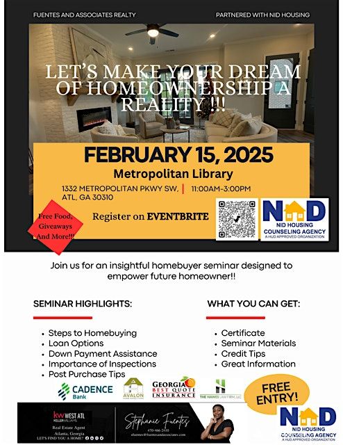 FREE Homebuyer Seminar