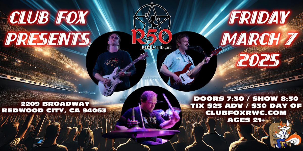 R50 - THE PREMIER RUSH TRIBUTE BAND