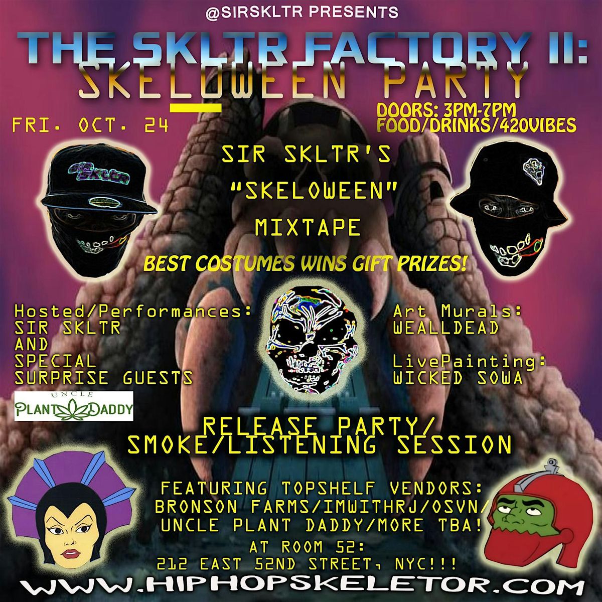 SIR SKLTR \u201cSKELOWEEN\u201d  MIXTAPE RELEASE PARTY