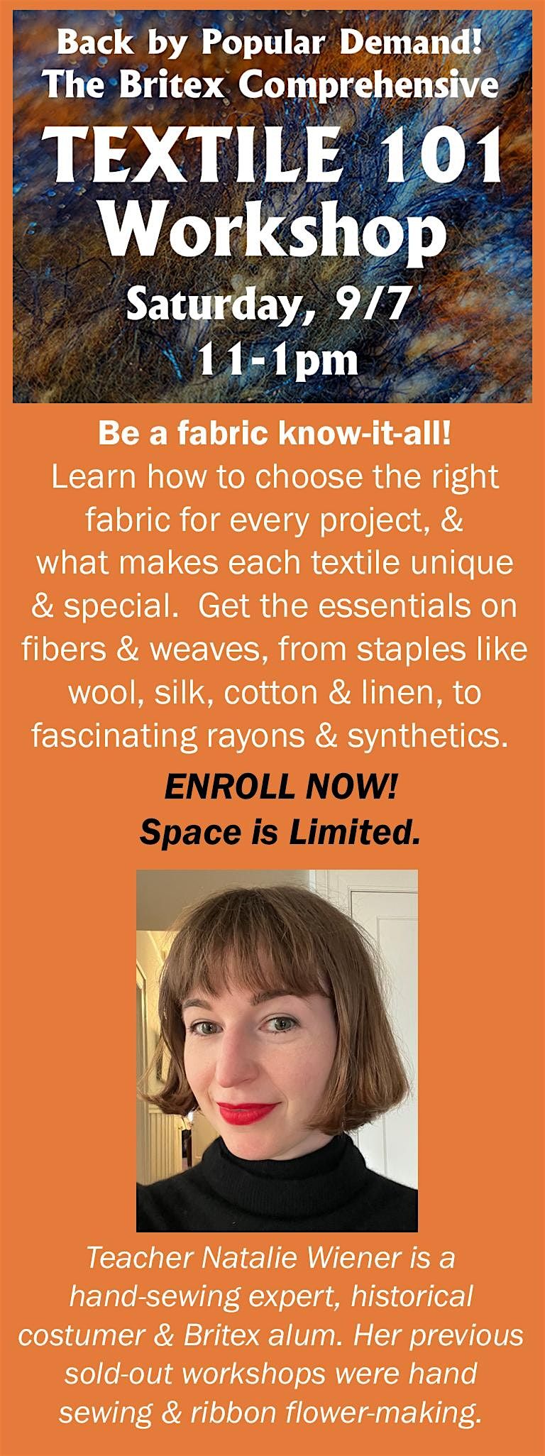 Textile 101 Workshop