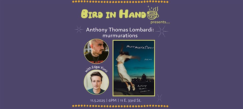 Anthony Thomas Lombardi with Edgar Kunz: murmurations