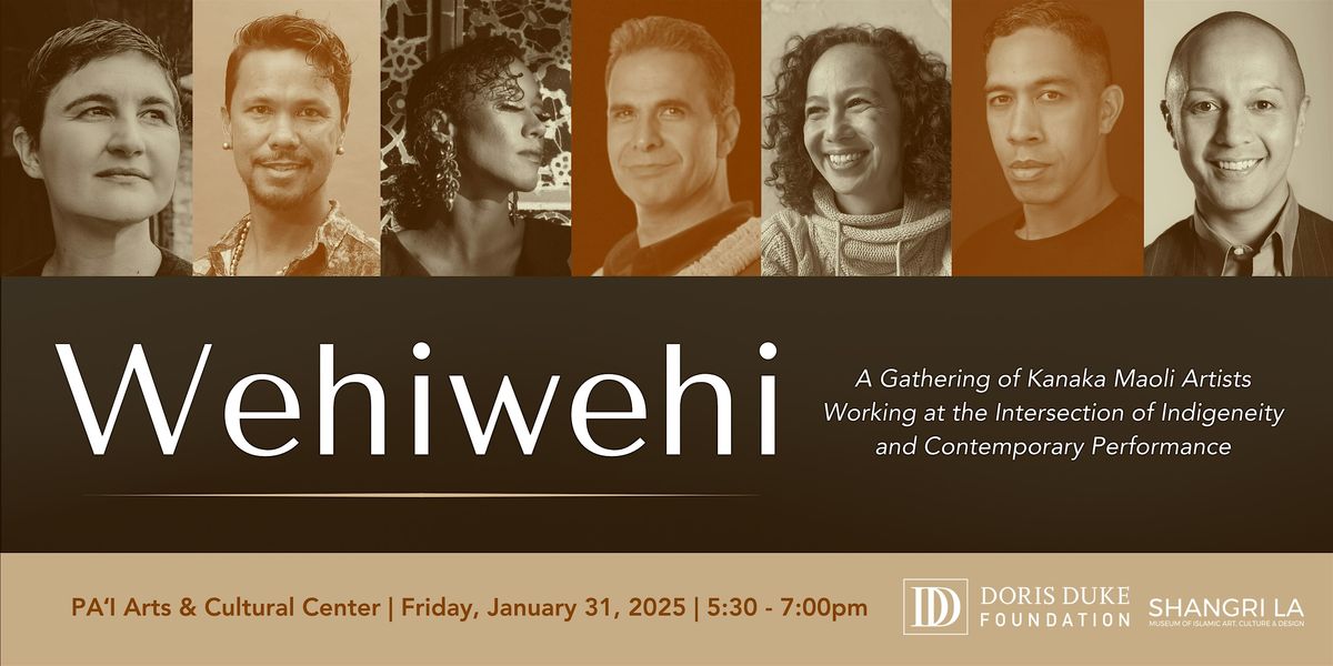 Wehiwehi: Panel Discussion & Performance