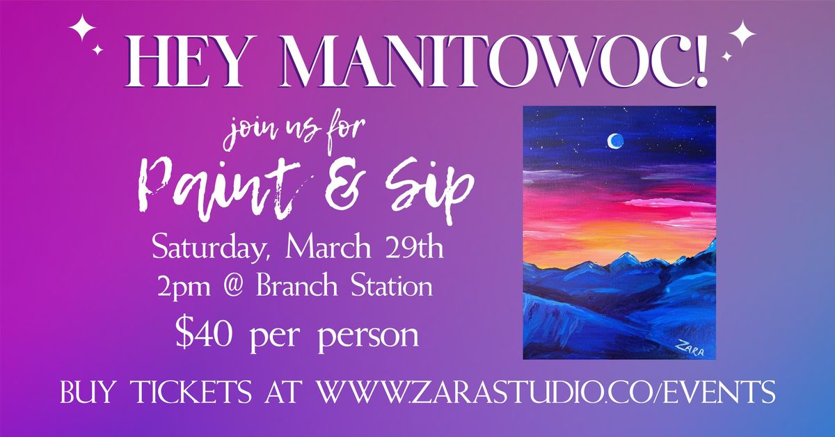 Moonlit Horizon - Paint & Sip @ Branch Station