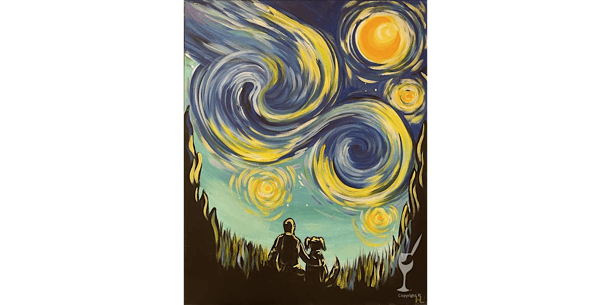 Under a Starry Night - Paint and Sip in New Braunfels | Classpop!\u2122