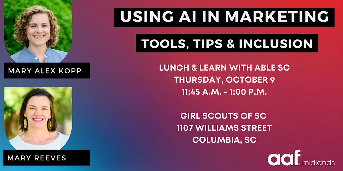 AAF Midlands: October Lunch & Learn with Able SC