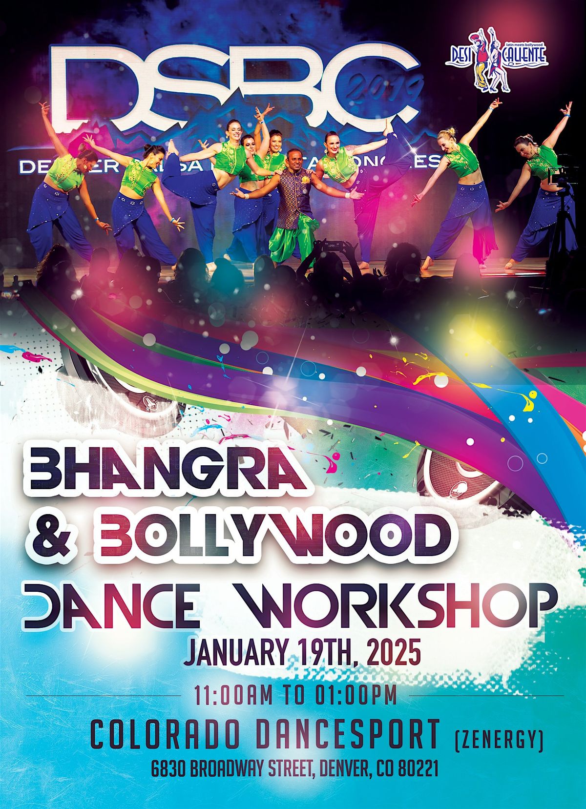 2 Hour Bhangra & Bollywood workshop - January 19th