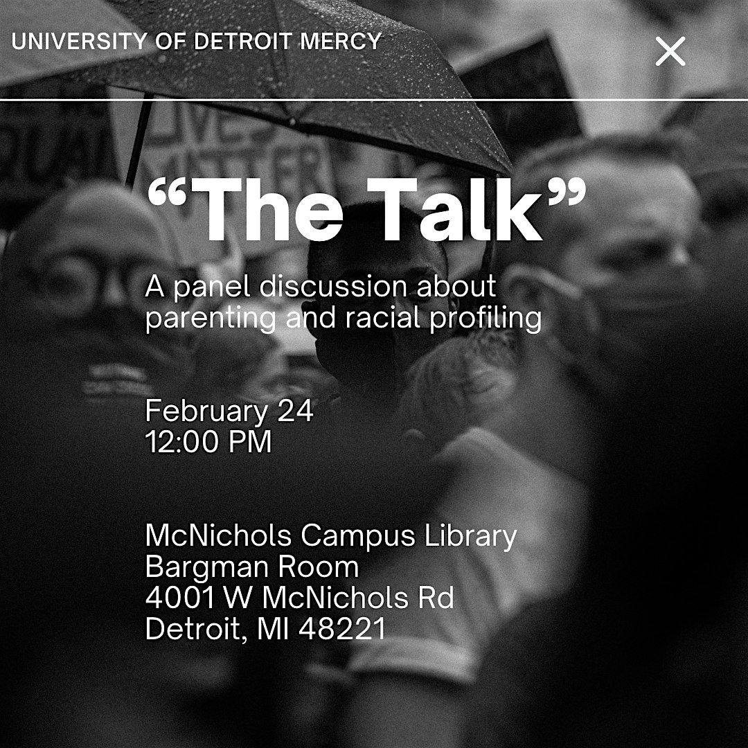 "The Talk:" A Panel on Parenting and Racial Profiling