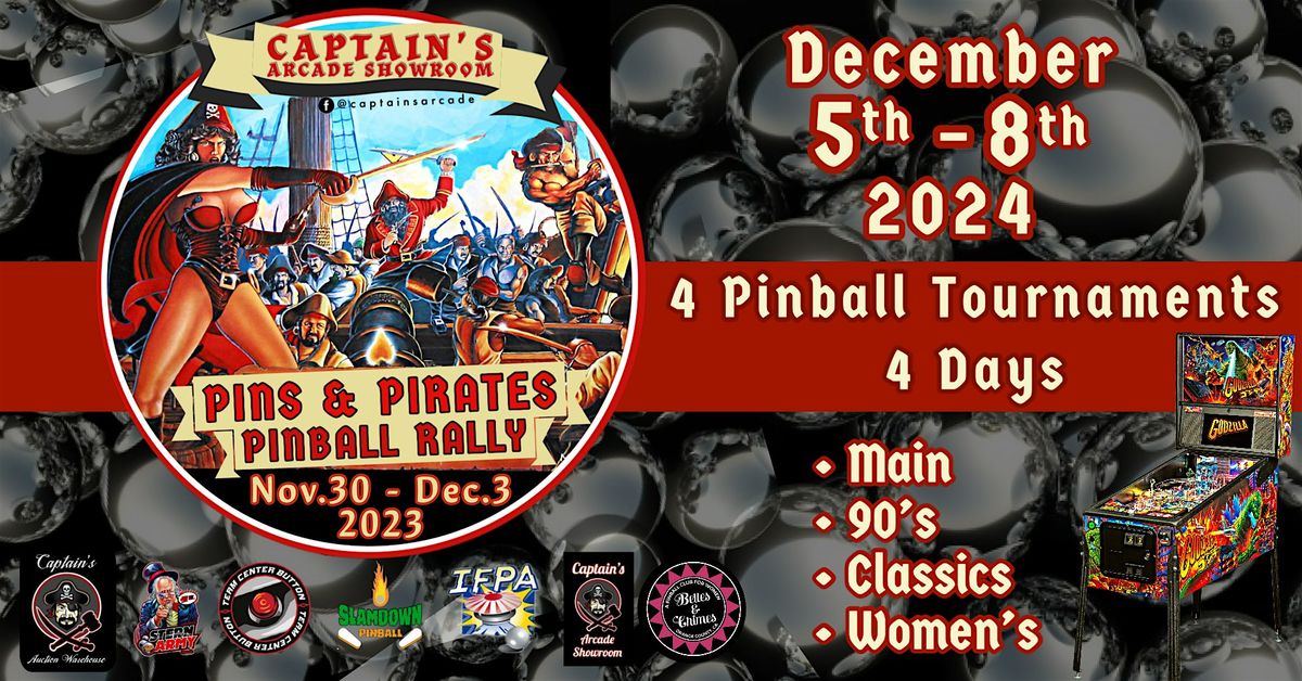 Pins & Pirates Pinball Rally 2024 - 6th Annual