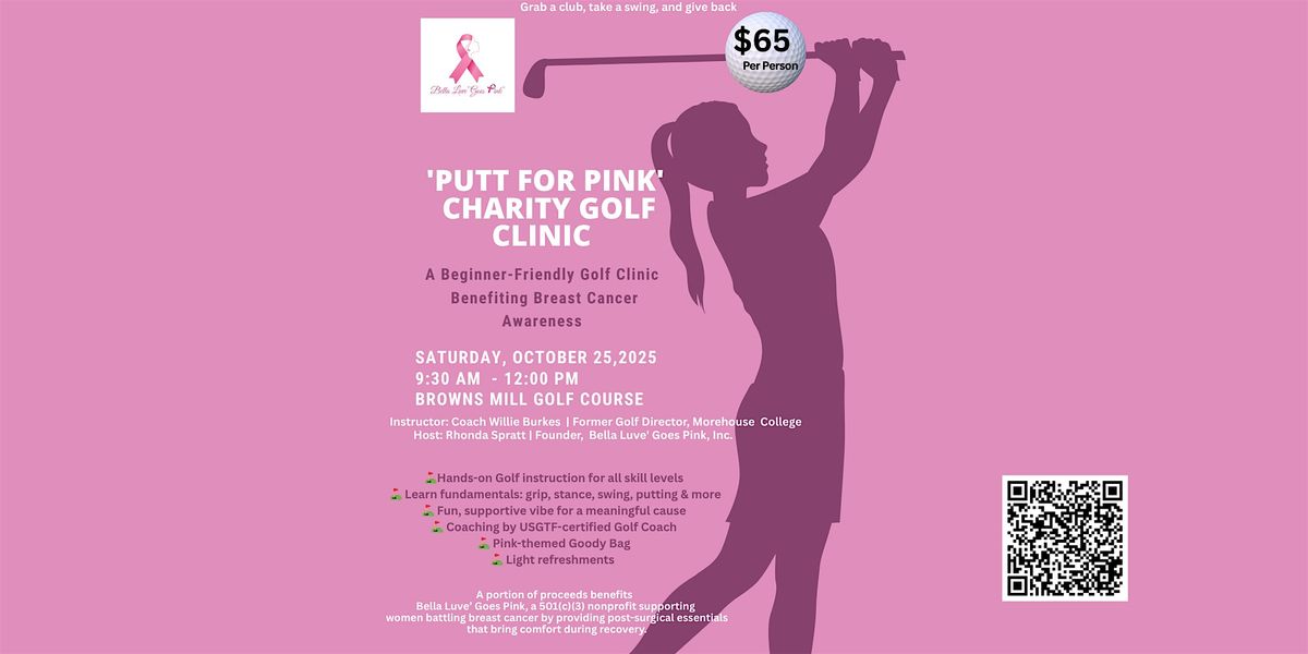 "Putt for Pink" Charity Golf Clinic