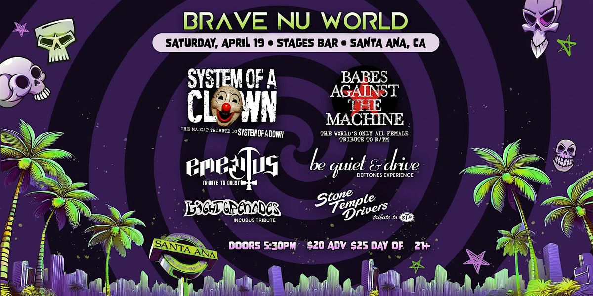 System Of A Down, Rage Against the Machine, Ghost, Deftones, Incubus & STP