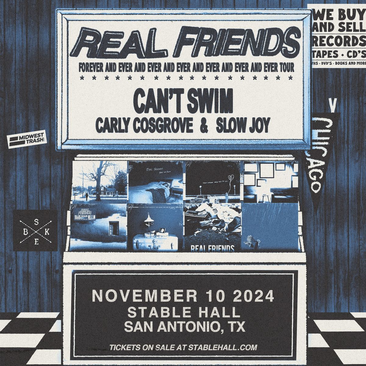 Real Friends w\/ Can't Swim, Carly Cosgrove, and more!