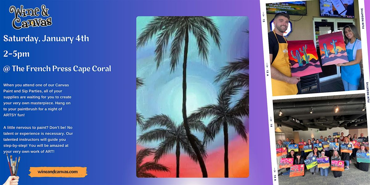 Cape Coral Wine and Canvas \u2013 Tropical Nights