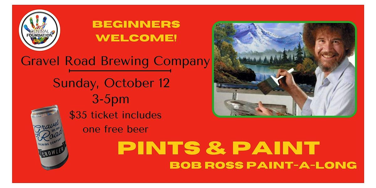 Pints & Paint: Bob Ross Paint-a-long