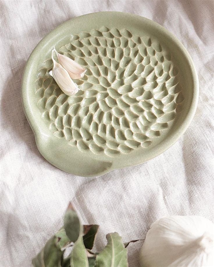 Garlic Grater Pottery Wheel Class