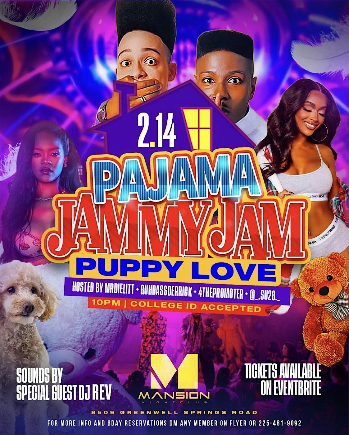 PAJAMA JAMMY JAM: Valentines Day Edition with the Poodles