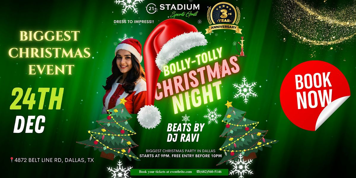 DESI CHRISTMAS NIGHT - BOLLY - TOLLY MUSIC - BOLLYWOOD NIGHT