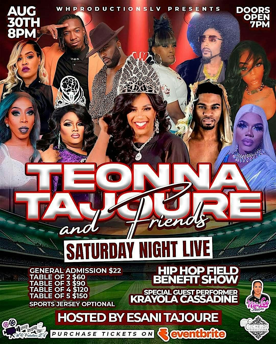 Teonna Tajoure and friends Hip Hop field benefit show