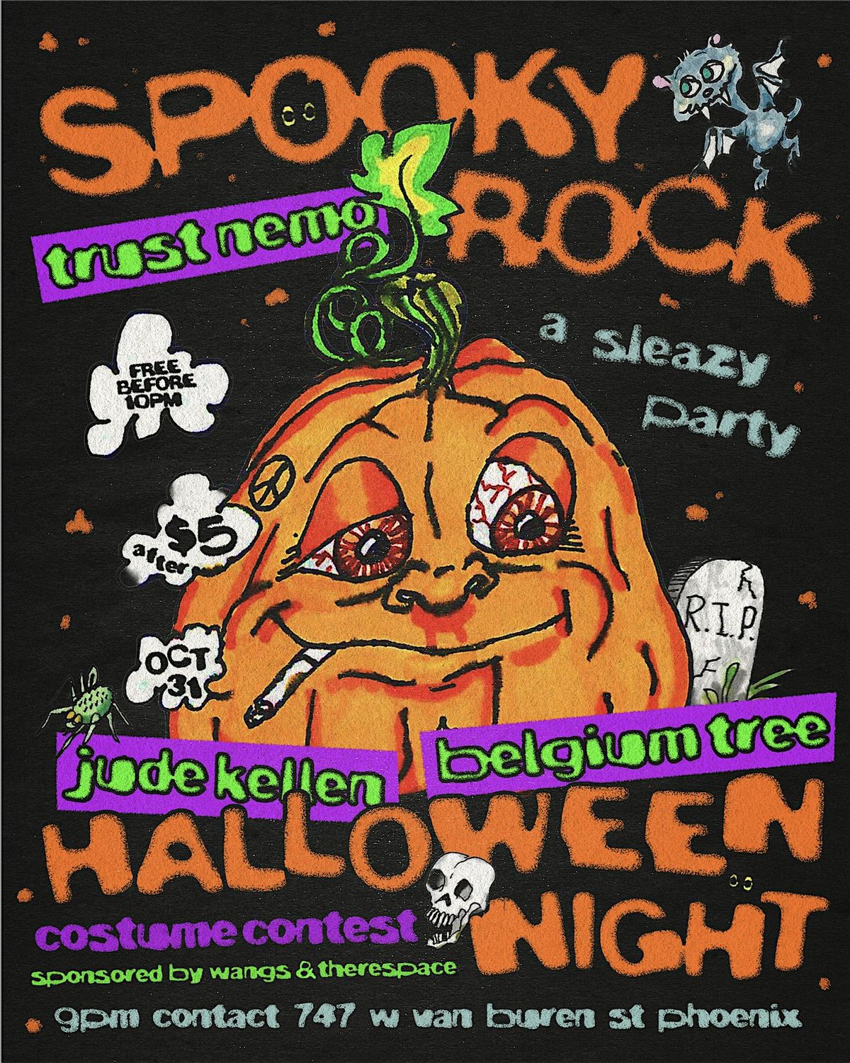 SPOOKY ROCK: A Sleazy Halloween Party