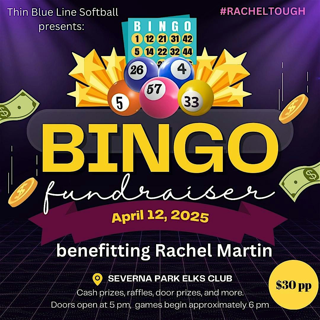 #RachelTough Bingo Fundraiser