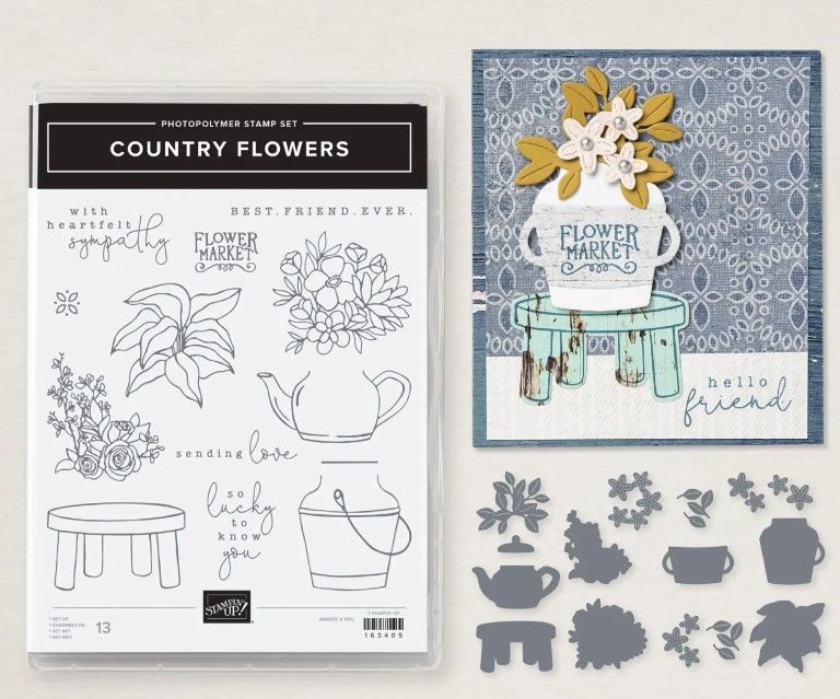 Coffee and a Card In-Person Event - Country Flowers