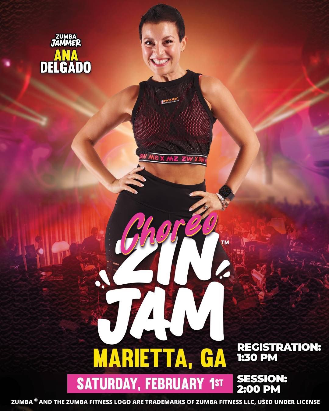 10 SPOTS LEFT!!! CHOREO ZIN JAM SESSION - ATLANTA, GA