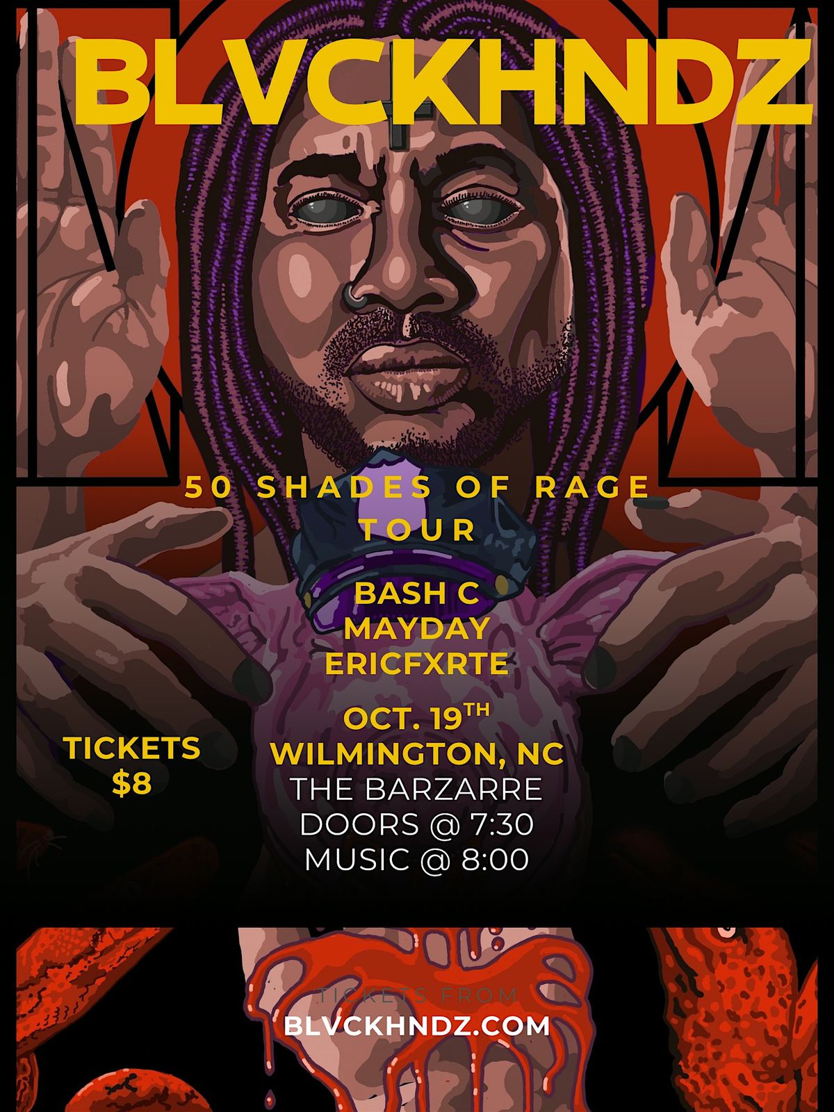 Rvshnfk Presents : 50 Shades Of Rage Tour (Wilmington)