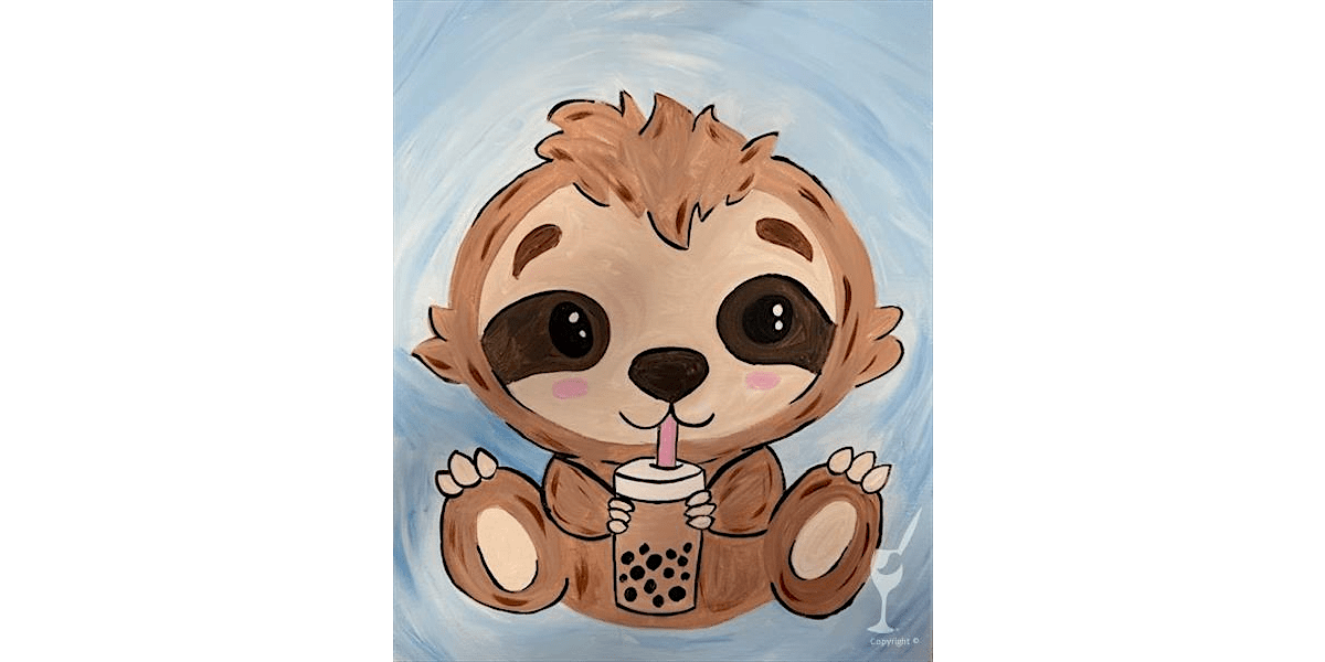 Sloths and Boba - Paint and Sip in Houston | Classpop!\u2122