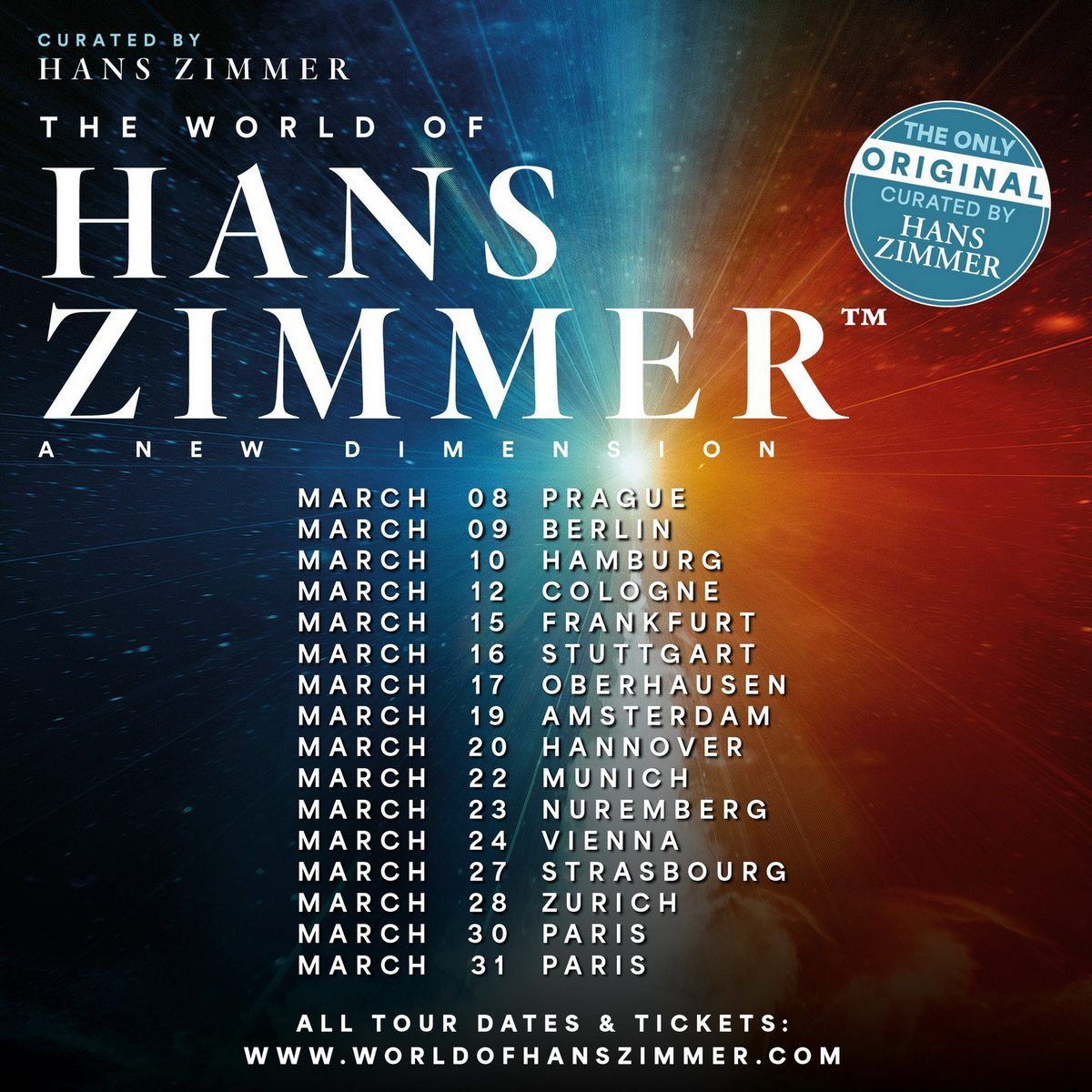 The World of Hans Zimmer M\u00e1laga Tickets