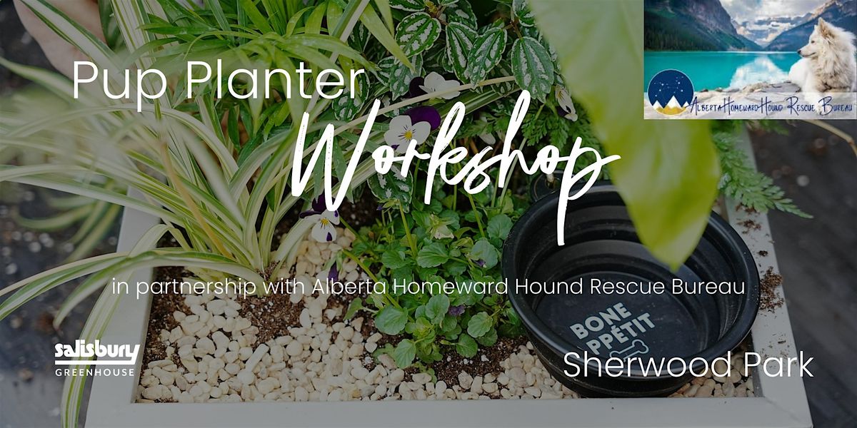 DIY Pup Planter | Workshop | Sherwood Park | Alberta Homeward Hound Rescue