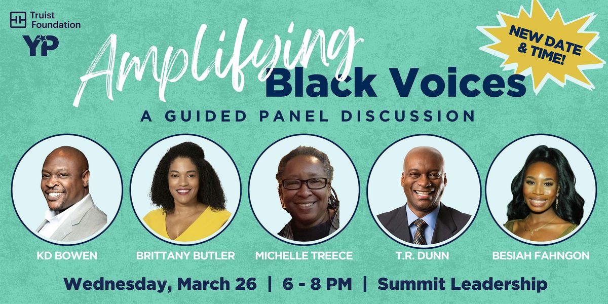 Amplifying Black Voices: A Guided Panel Discussion