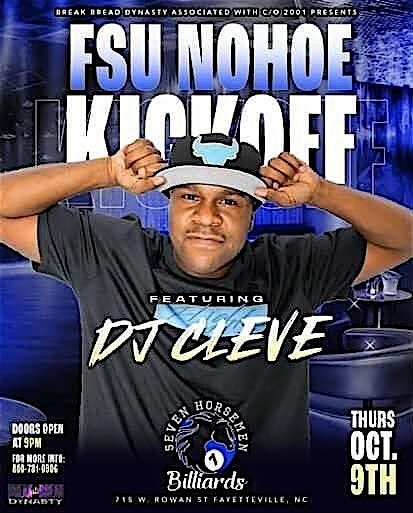 FSU Homecoming Kickoff w\/ DJ Cleave