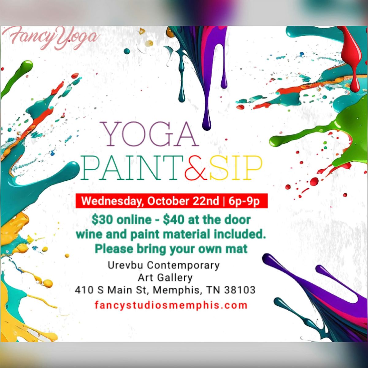 Yoga Paint & Sip