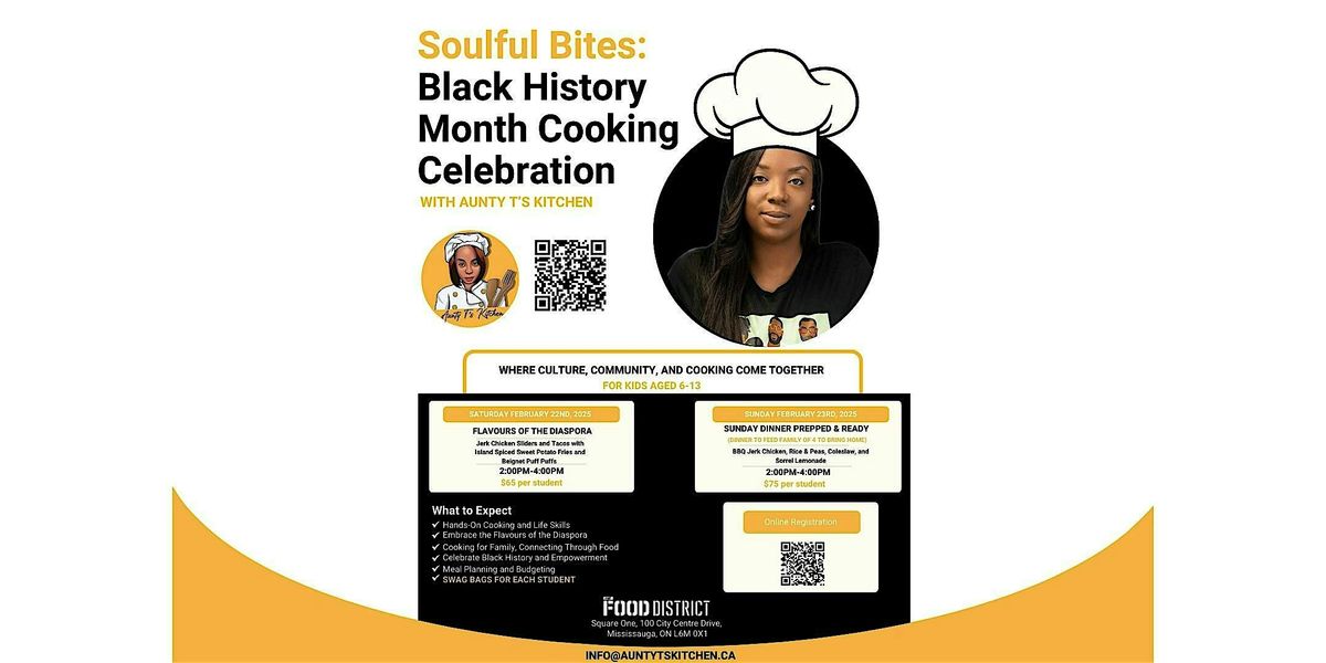 Soulful Bites Black History Month Cooking Celebration with Aunty T