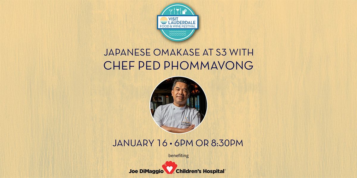 Japanese Omakase at S3 with Chef Ped Phommavong