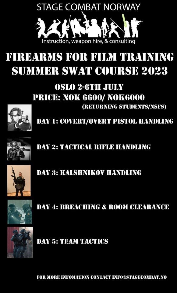 Firearms For Film: 5-Day SWAT Workshop