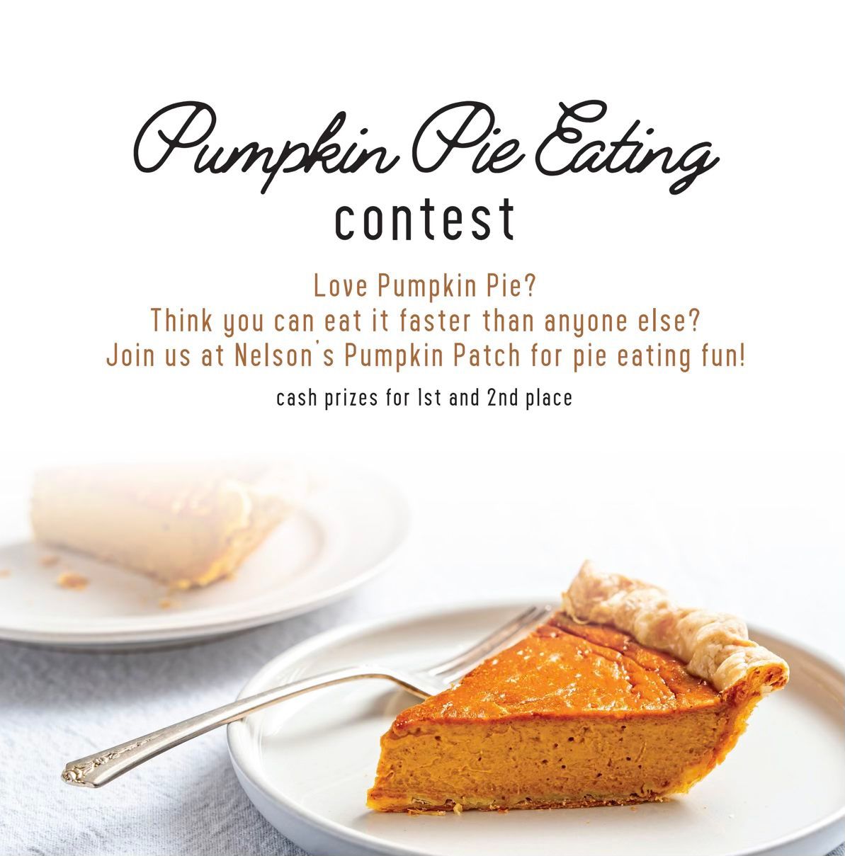 Pumpkin Pie Eating Contest