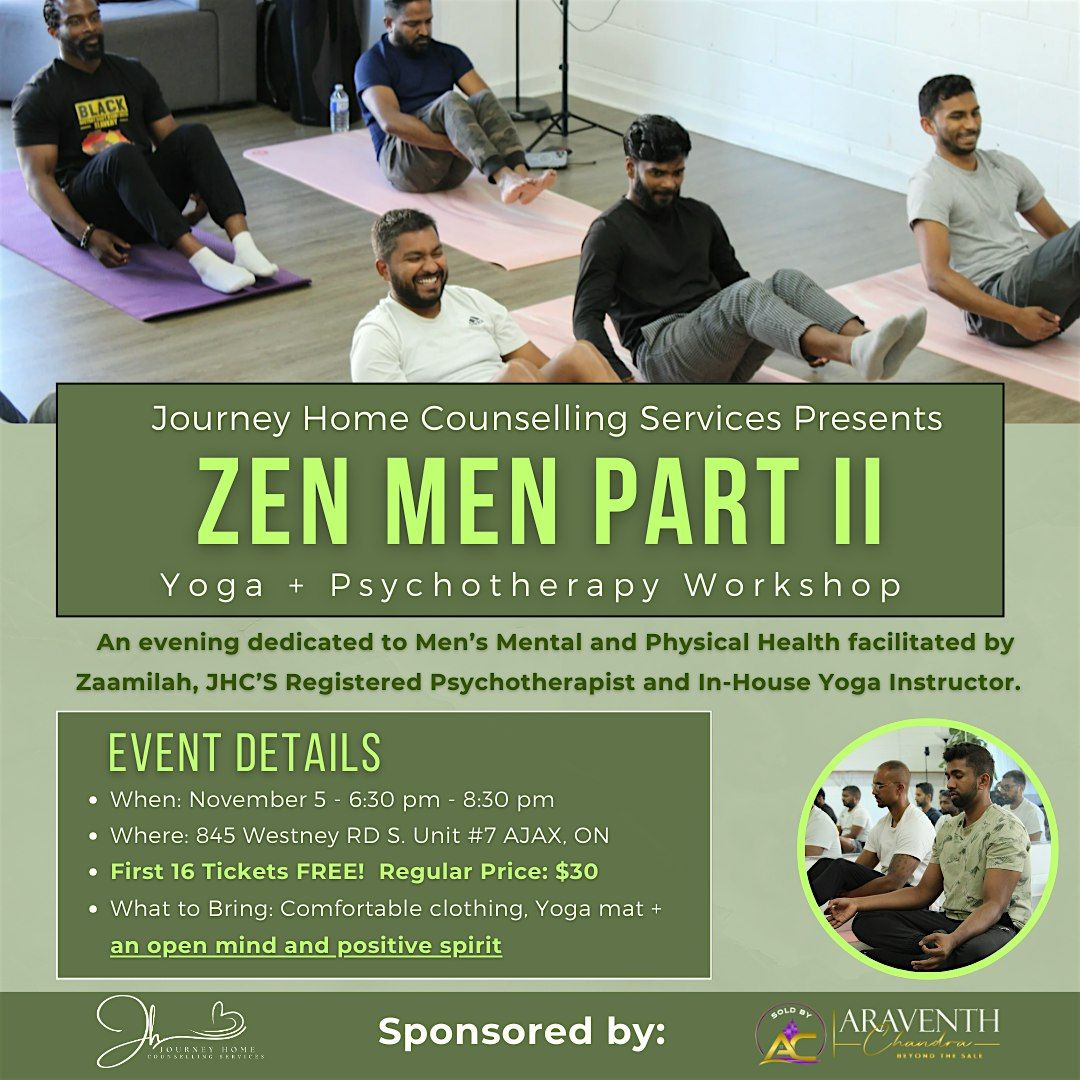 Zen Men PT II: Yoga and Therapy for Men's Holistic Health and Wellness