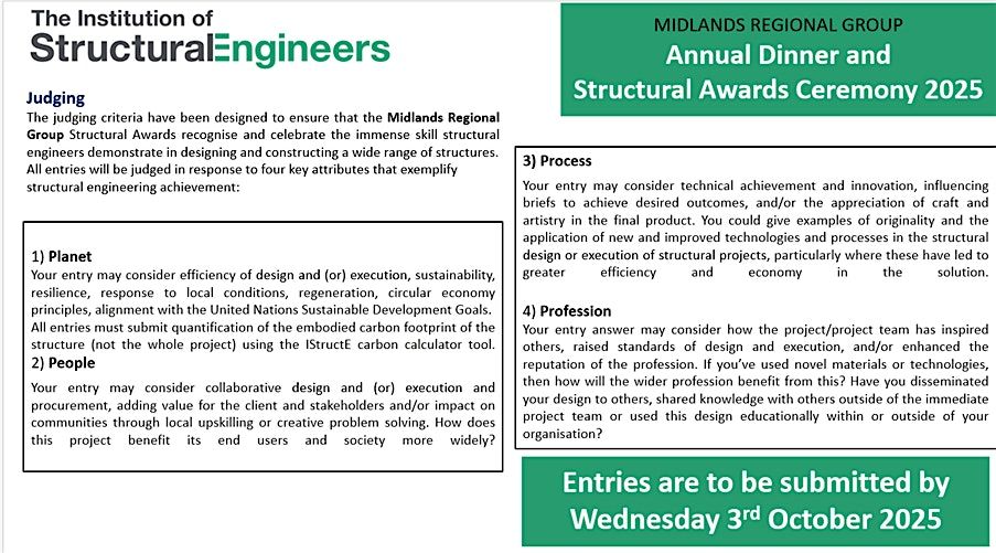 Annual Dinner and Structural Awards Ceremony 2025