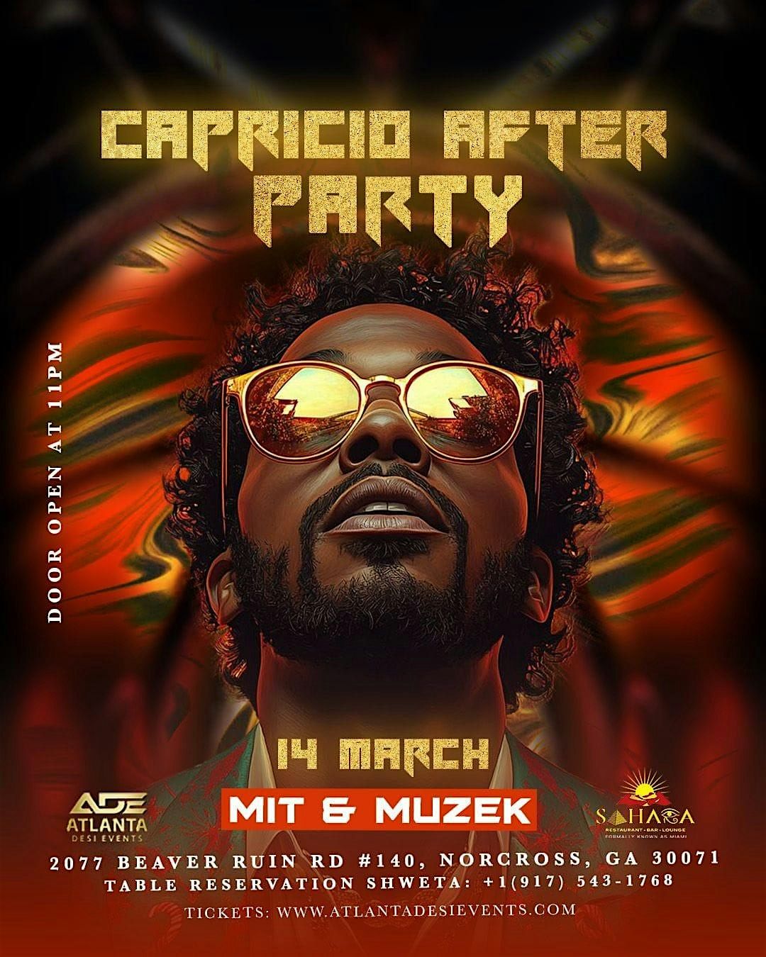 CAPRICIO AFTER PARTY