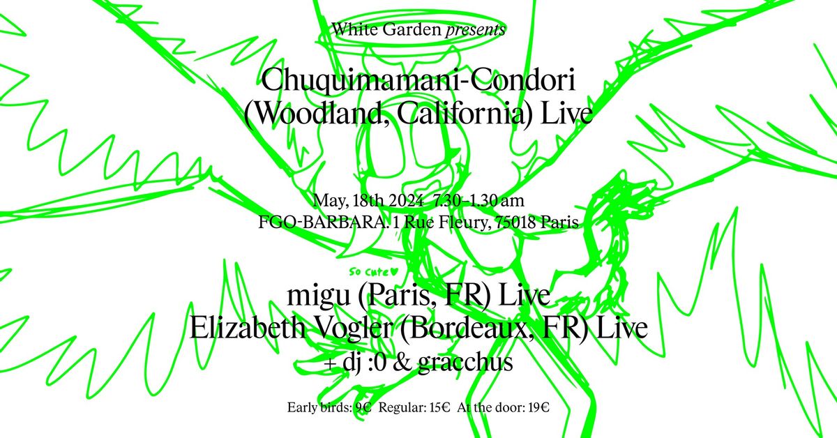 White Garden @FGO-Barbara, Chuquimamani-Condori, migu, Elizabeth Vogler, WG dj's
