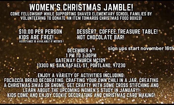 Gateway Church Women's Christmas Jamble!