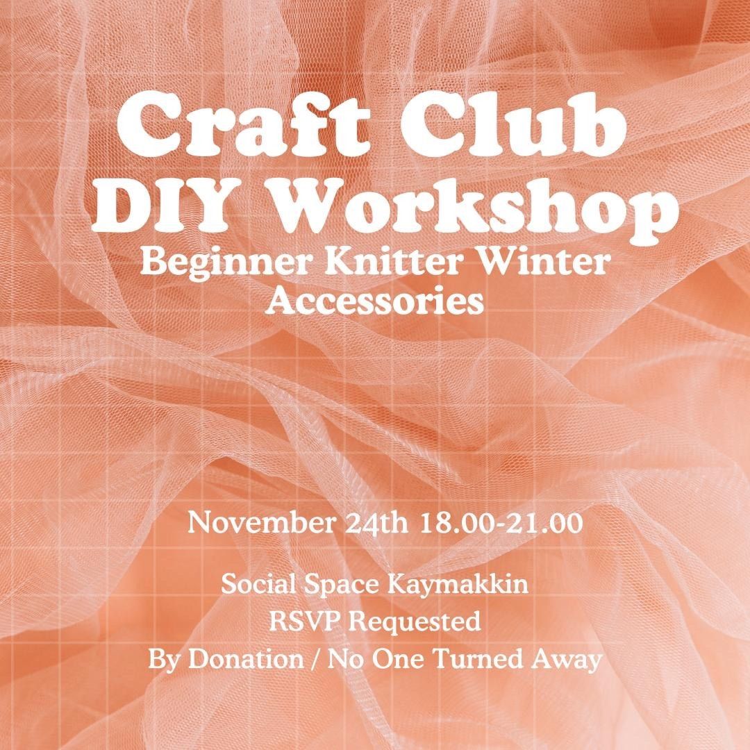 Craft Club Workshop: DIY Tiny Scarf