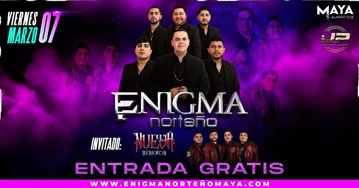 Enigma Norte\u00f1o en concierto \u2022 Entrada Gratis @ Club Maya