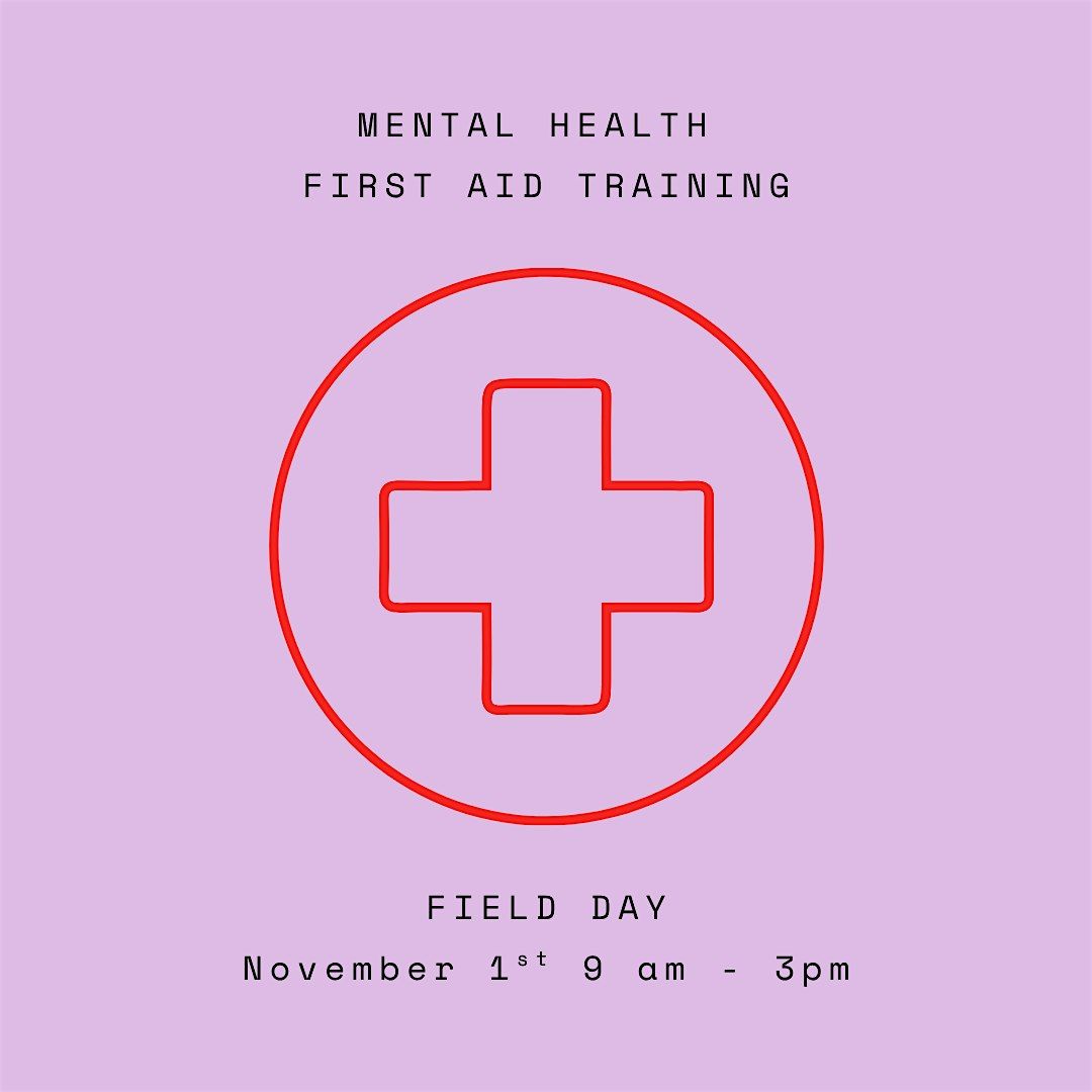 First Aid Mental Health Training